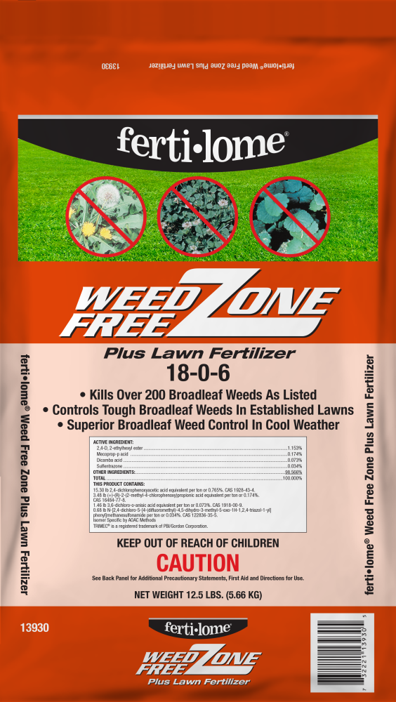 Weed-Free Zone + Lawn Fert 12.5 lbs.